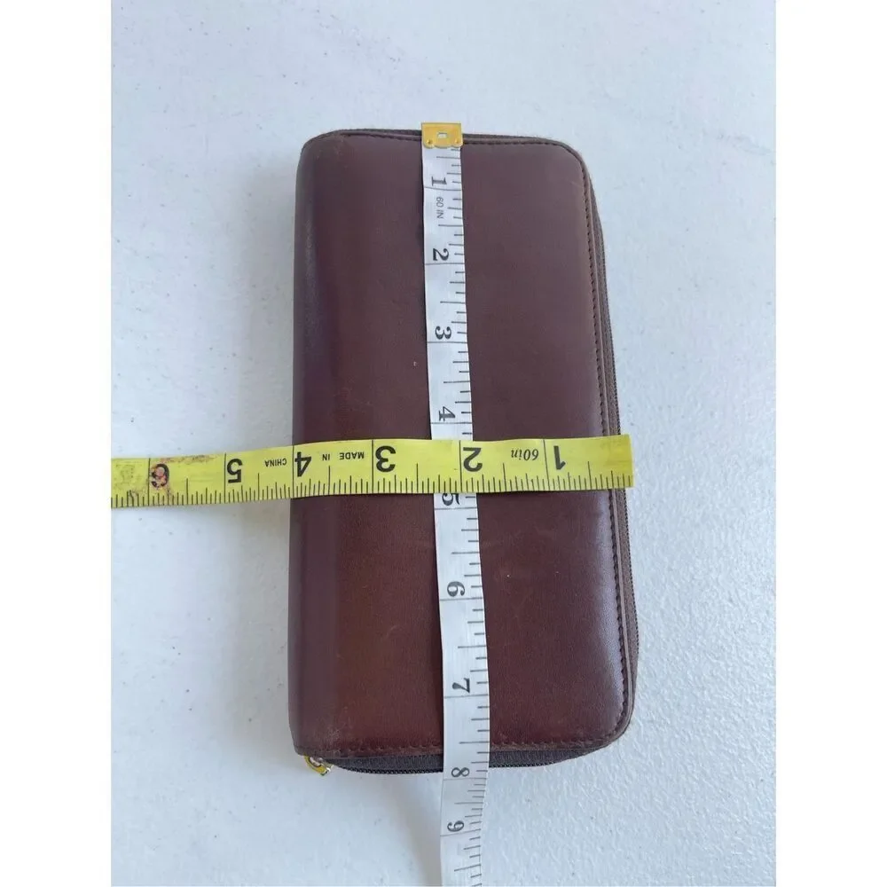 Tumi Brown Leather Wallet - Picture 10 of 10